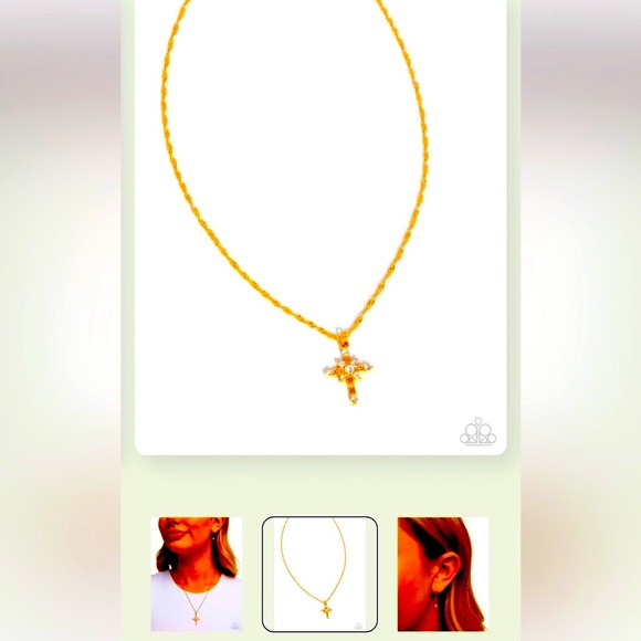 🙌🙏 “GRACEFUL GLORY” GOLD NECKLACE ~ PAPARAZZI❗️SO BEAUTIFUL❗️FAITH❗️🙏❤️ - Picture 4 of 5